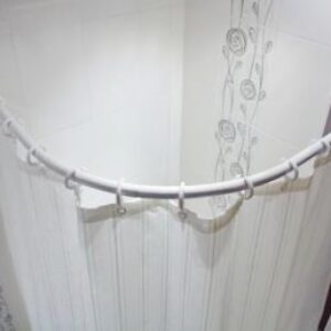 wela ČTVRTKRUHOVÁ TYČ do sprchového koutu SATÉN a x b: 105 x 150 cm