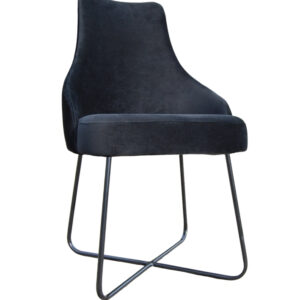 STYLE HOME Kovová jídelní židle Eric Potah: Látka