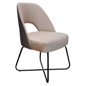 STYLE HOME Kovová židle Iman Potah: Látka