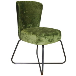 STYLE HOME Kovová jídelní židle Otis Potah: Látka