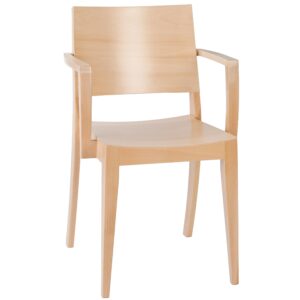 STYLE HOME Stohovací židle Sela (i s područkami nebo barová) Potah: Bez potahu, Varianta: Klasická židle s područkami