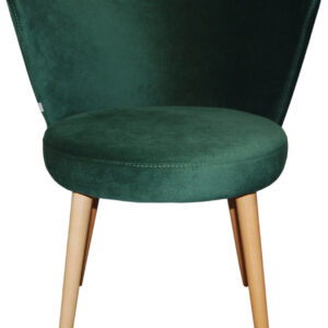 STYLE HOME Jídelní židle čalouněná Tulip Materiál: Buková kostra, Potah: Látka