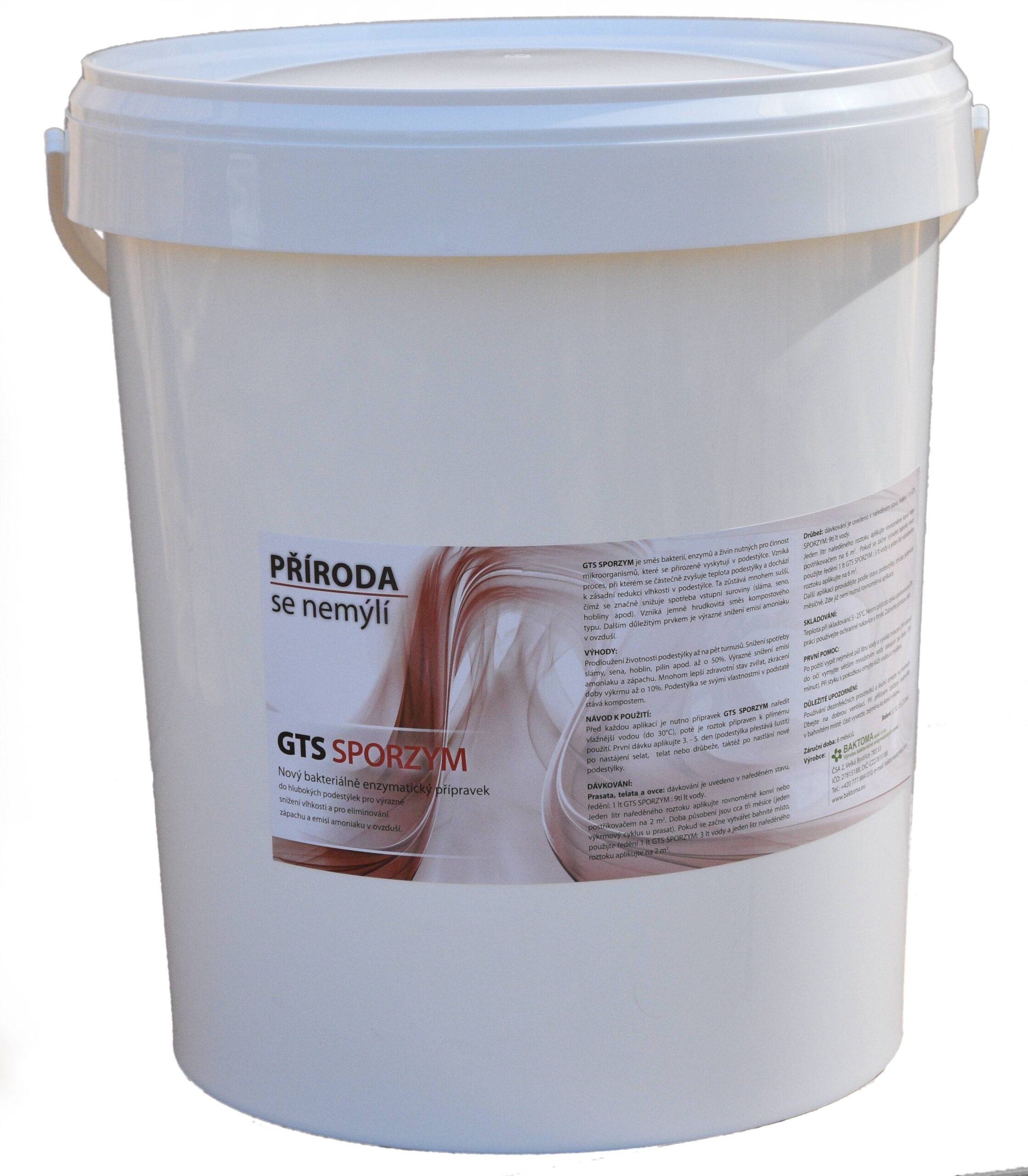 Baktoma GTS SPORZYM - Bakterie na snížení vlhkosti podestýlky