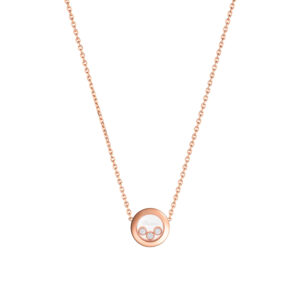 Zlatý Náhrdelník Chopard Happy Diamonds 81A018-5001