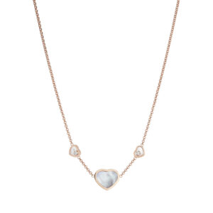 Zlatý Náhrdelník Chopard Happy Hearts 81A082-5301