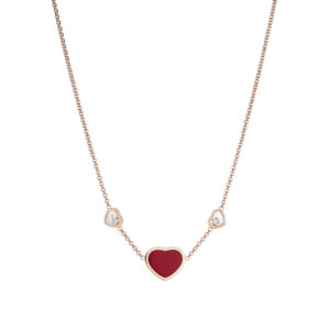 Zlatý Náhrdelník Chopard Happy Hearts 81A082-5801