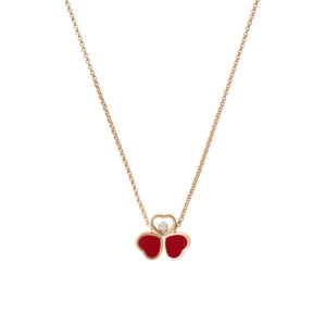 Zlatý Náhrdelník Chopard Happy Hearts 81A083-5811