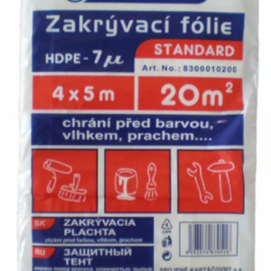 Zakrývací fólie 4x5m HDPE 7MY D