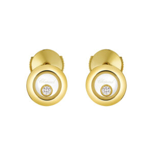 Zlaté Náušnice Chopard Happy Diamonds 83A017-0001