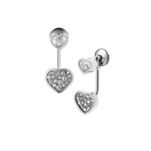 Zlaté Náušnice Chopard Happy Hearts 83A082-1009