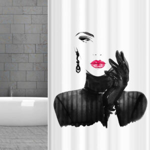 wela TEXTILNÍ SPRCHOVÝ ZÁVĚS DÁMA se závažím obšitý W00002 šířka x výška: 120 x 200