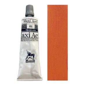 Akrylová barva MaxiAcril 60ml – 10 Červeň saturnová