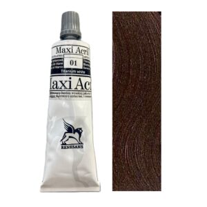 Akrylová barva MaxiAcril 60ml – 39 Zem umbra pálená