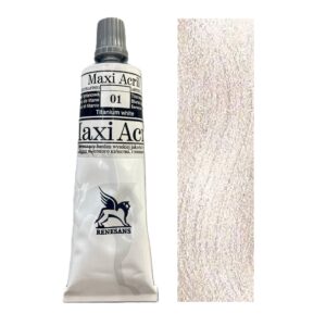 Akrylová barva MaxiAcril 60ml – 49 Perlově bílá
