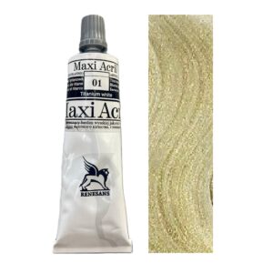 Akrylová barva MaxiAcril 60ml – 50 Zlatá