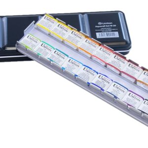 Akvarelové barvy Umton sada 20 ks v kovové kazetě