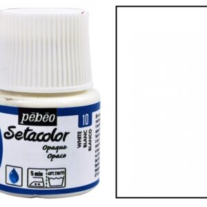 Barva na textil Setacolor 45 ml – 10 bílá titanová