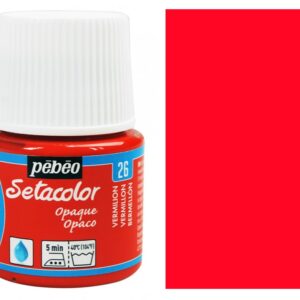 Barva na textil Setacolor 45 ml – 26 rumělka