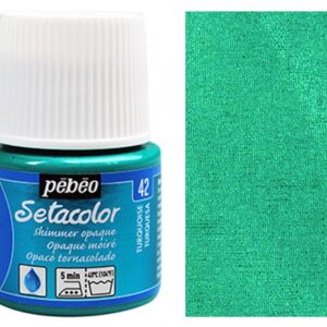 Barva na textil Setacolor 45 ml – 42 tyrkysová lesklá