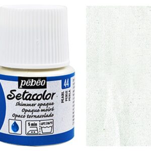 Barva na textil Setacolor 45 ml – 44 perleťově bílá lesklá