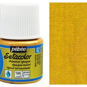 Barva na textil Setacolor 45 ml – 62 zlato bohaté lesklé
