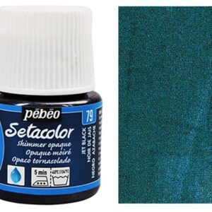 Barva na textil Setacolor 45 ml – 79 černá lesklá