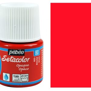 Barva na textil Setacolor 45 ml – 80 červená