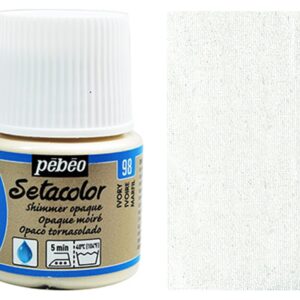 Barva na textil Setacolor 45 ml – 98 ivory lesklá