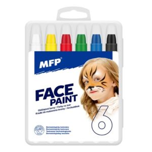 Barvy na obličej vysunovací sada 6ks