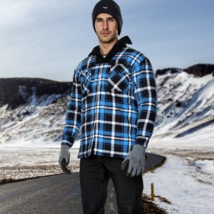 Zimní flanelová košile ARDON®JONAH modrá 2XL