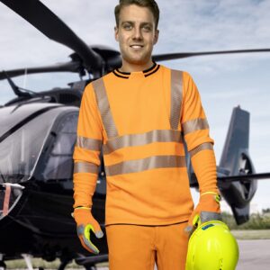 Tričko s dlouhým rukávem ARDON®SIGNAL oranžová 2XL