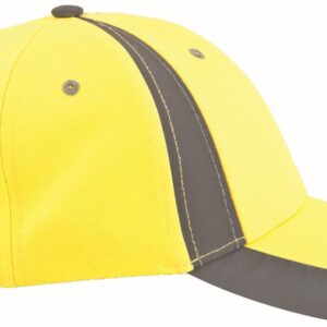 Baseballová čepice ARDON®TWINKLE s reflex. pruhy žlutá