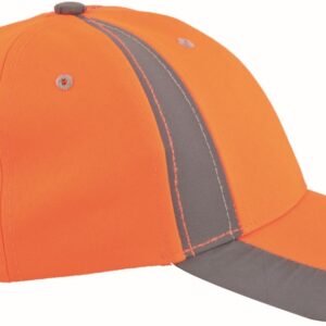 Baseballová čepice ARDON®TWINKLE s reflex. pruhy oranžová
