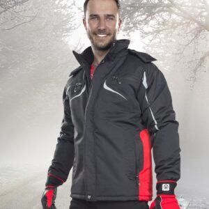 Zimní bunda ARDON®PHILIP černo-červená 2XL