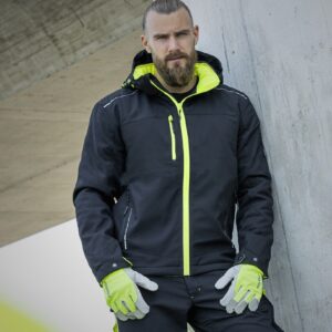 Zimní softshellová bunda ARDON®VISION černo-žlutá 2XL