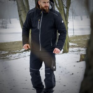 Zimní softshellová bunda ARDON®VISION černo-oranžová – DOPRODEJ S