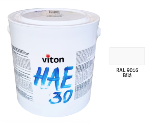 Vodouředitelná barva 3v1 HAE 30/RAL 9016 - BÍLÁ 3kg