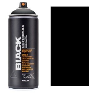 Barva ve spreji Montana black 400ml – 9001 Black