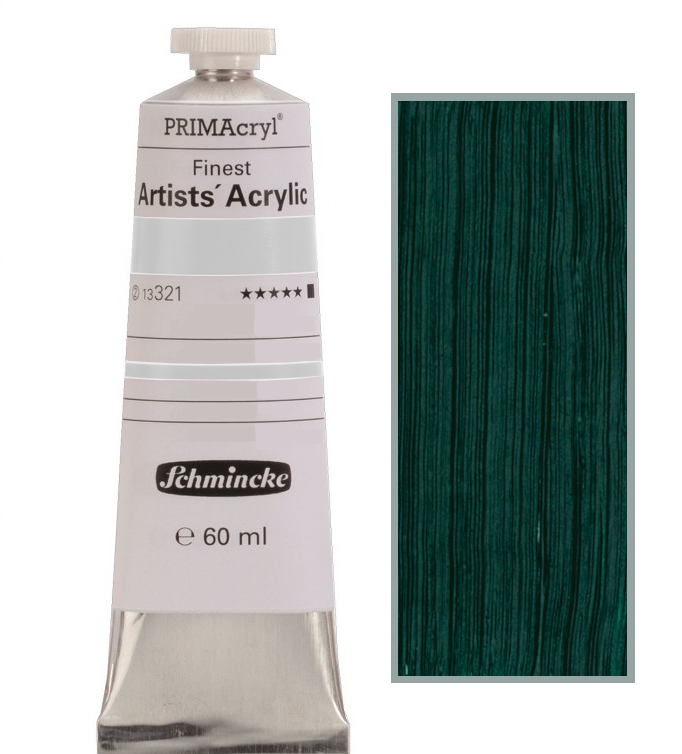 Akrylová barva PrimAcryl 60ml – 563 phthalo green blue shade