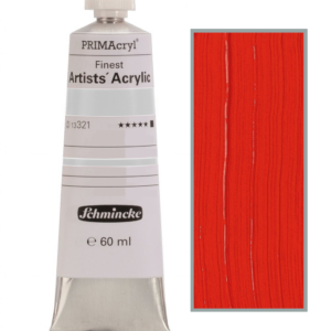 Akrylová barva PrimAcryl 60ml – 318 vermilion red