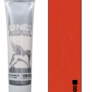 Tempera Renesans 100ml – Červeň Renesans 8