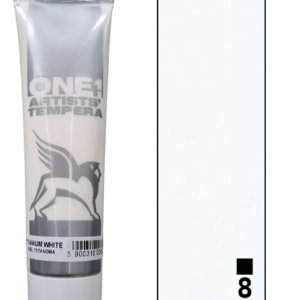 Tempera Renesans 100ml – Bílá titanová 1
