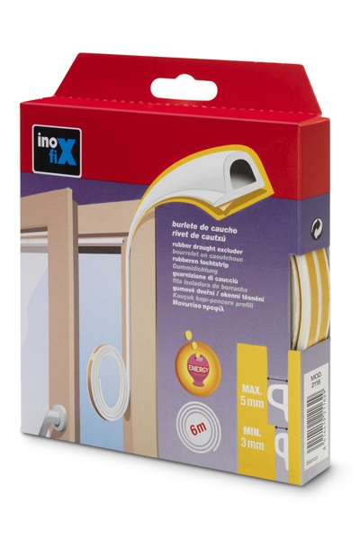 Těsnění do oken samolepící Pr.“P“ 6m - bílá