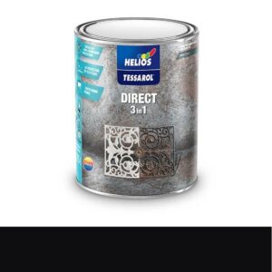 TESSAROL Direct 3v1 – RAL 9005 černý 0,75 l