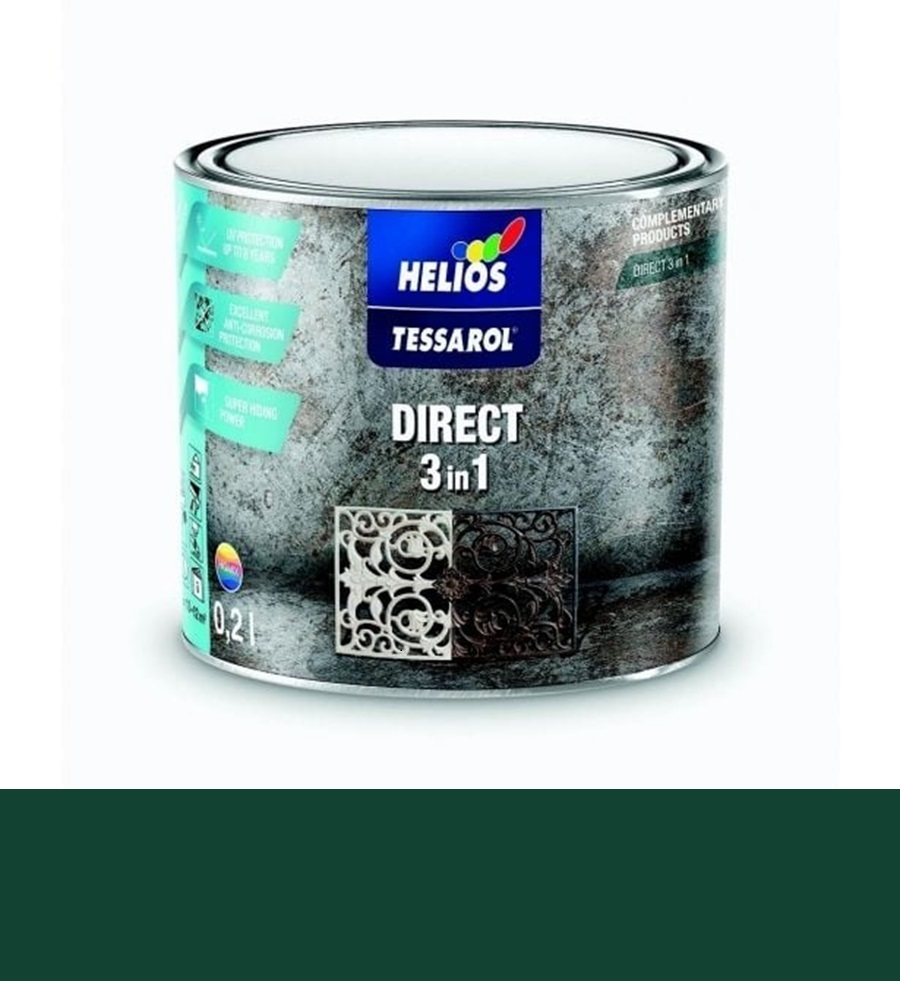 TESSAROL Direct 3v1 - RAL 6005 zelený 0,2 l