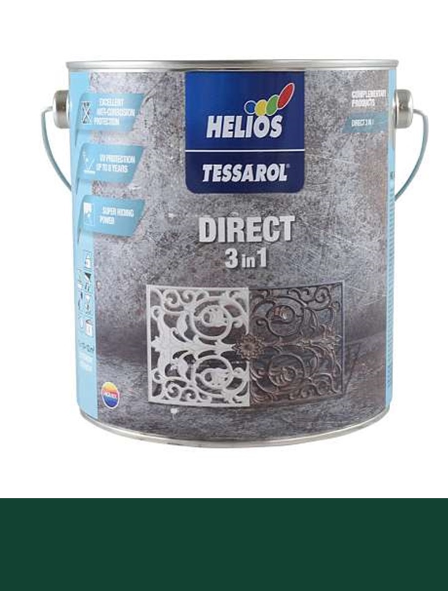 TESSAROL Direct 3v1 - RAL 6005 zelený 2,5 l