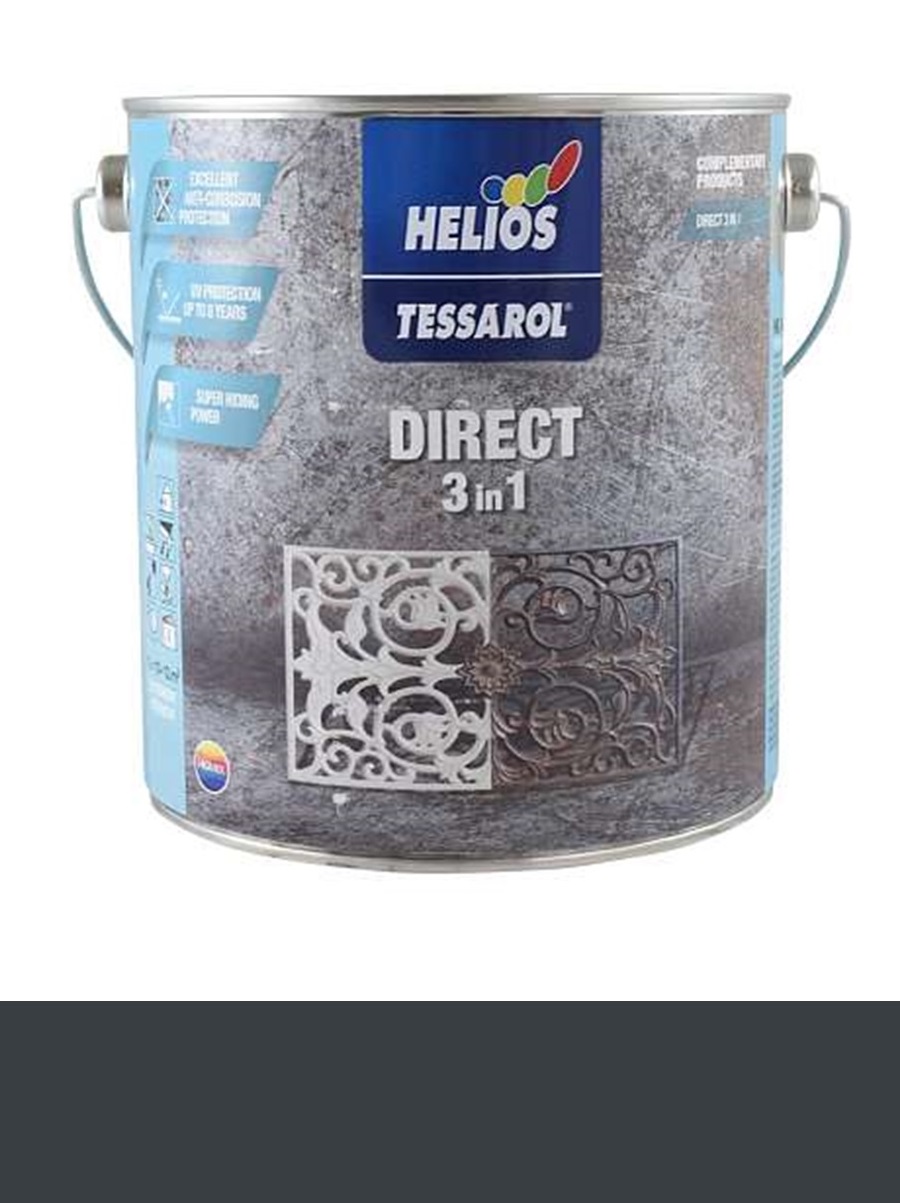 TESSAROL Direct 3v1 - RAL 7016 šedý 2,5L/ks
