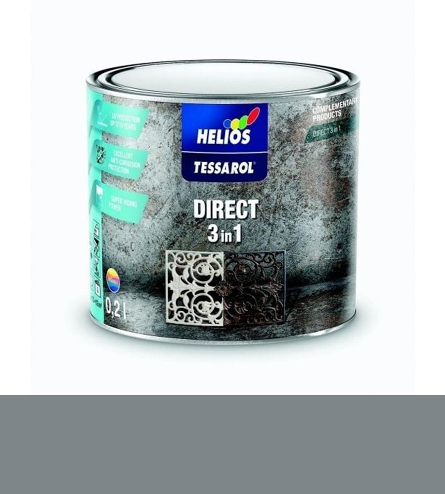 TESSAROL Direct 3v1 - RAL 7046 šedý 0,2 l