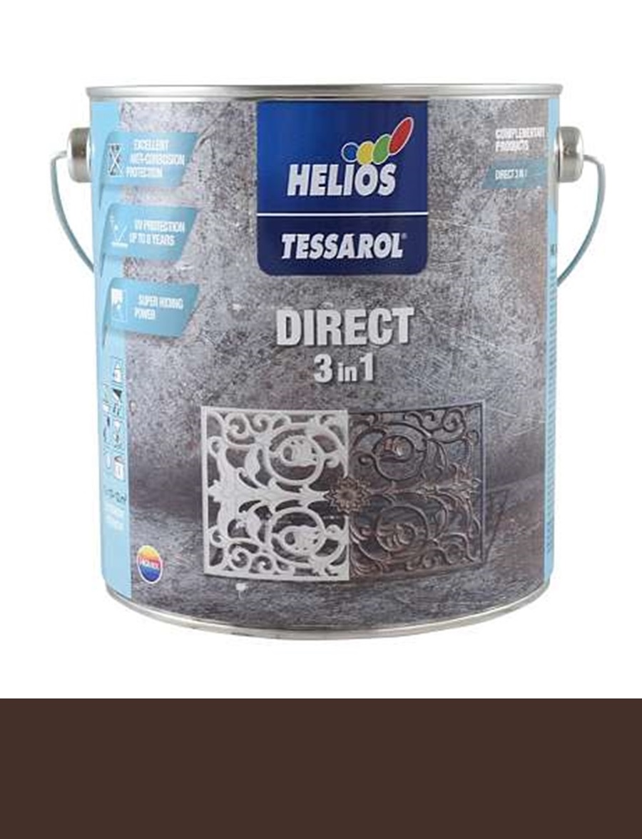 TESSAROL Direct 3v1 - RAL 8017 čokoládově hnědý 2,5 l