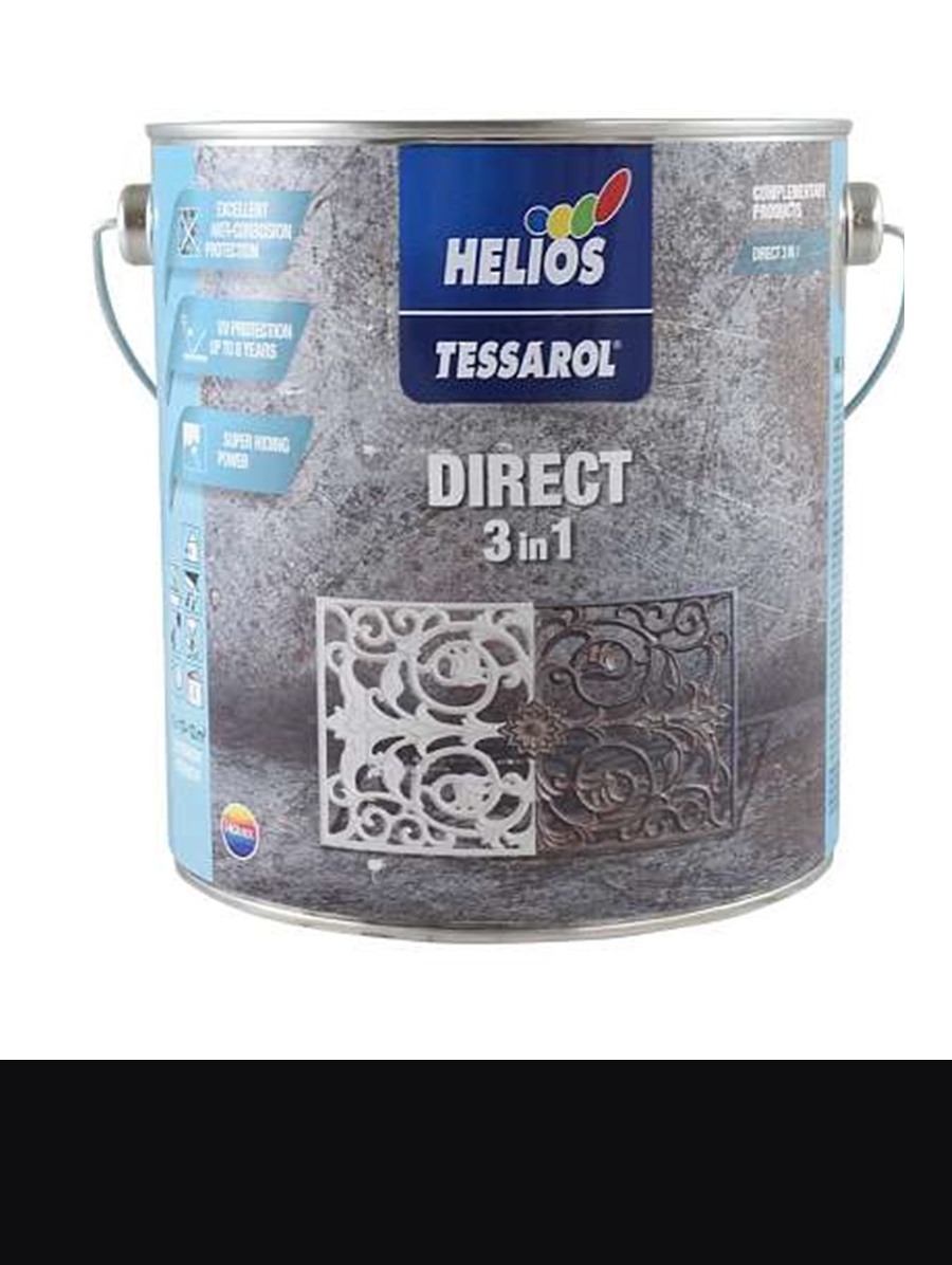 TESSAROL Direct 3v1 - RAL 9005 černý 2,5 l